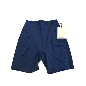 NWT Hikerkind Women's Medium Performance Base Shorts 01 $78 New Blue
